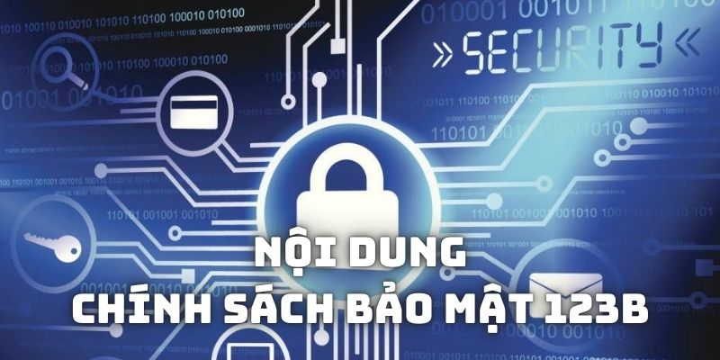 Nội dung trong chính sách bảo mật 123B cần nhớ