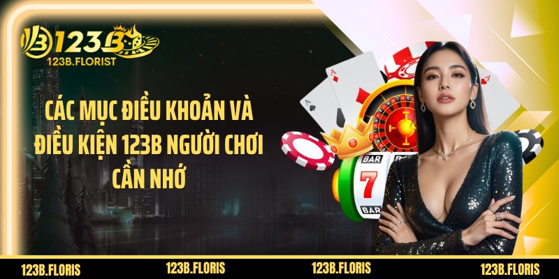 Các mục điều khoản và điều kiện 123B người chơi cần nhớ