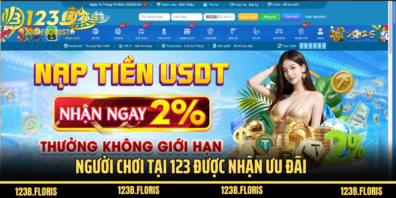 Người chơi cá cược tại 123B thường xuyên nhận được ưu đãi